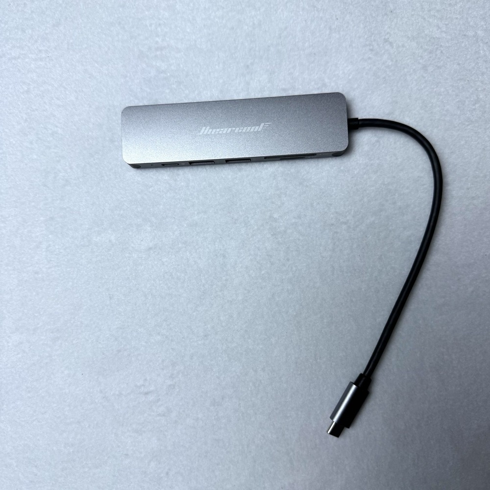 Hiearcool USB Type C Hub Pro Silver Gray Pre Owned Working UNC3286